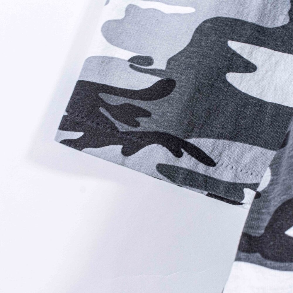 Rothco Military Gray Camo T-Shirt Made In Usa Sin… - image 3